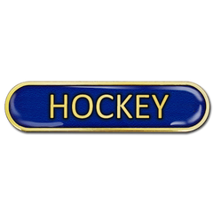 Hockey Bar Badge by School Badges UK