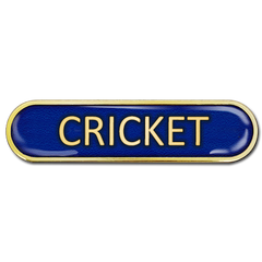 Cricket Bar Badge by School Badges UK