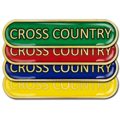 Cross Country Bar Badge by School Badges UK