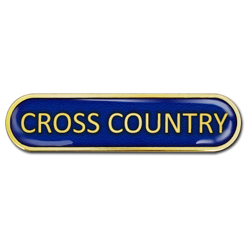 Cross Country Bar Badge by School Badges UK