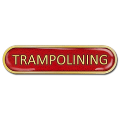 Trampolining Bar Badge by School Badges UK