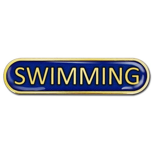 Swimming Bar Badge by School Badges UK