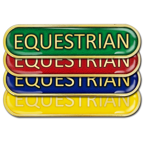 Equestrian Bar Badge by School Badges UK