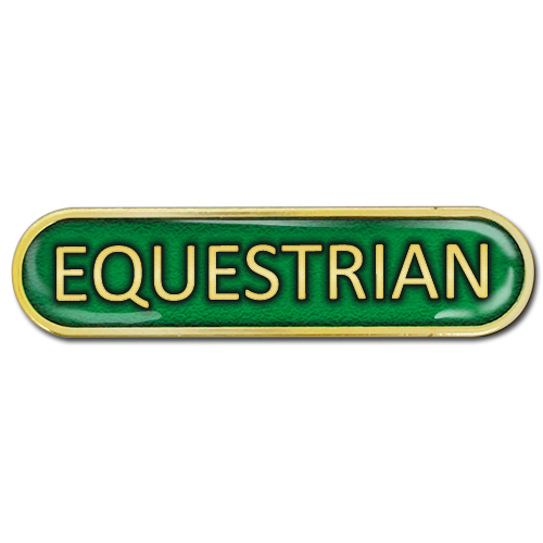 Equestrian Bar Badge by School Badges UK