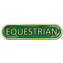 Equestrian Bar Badge by School Badges UK