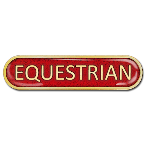 Equestrian Bar Badge by School Badges UK