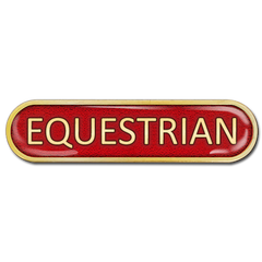 Equestrian Bar Badge by School Badges UK