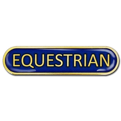 Equestrian Bar Badge by School Badges UK