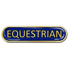 Equestrian Bar Badge by School Badges UK