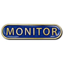 Monitor Bar Badge by School Badges UK