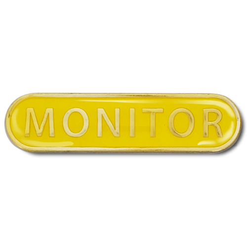 Monitor Bar Badge by School Badges UK