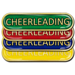 Cheerleading Bar Badge by School Badges UK