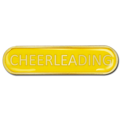Cheerleading Bar Badge by School Badges UK