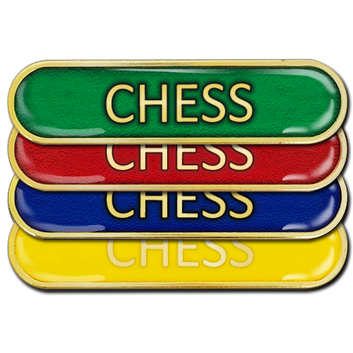 Chess Bar Badge by School Badges UK