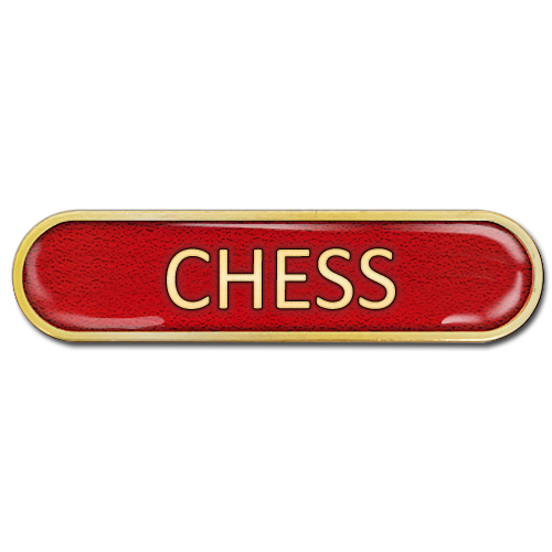 Chess Bar Badge by School Badges UK