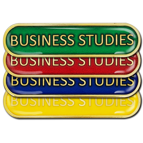 Business Studies Bar Badge by School Badges UK