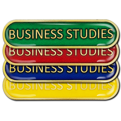 Business Studies Bar Badge by School Badges UK