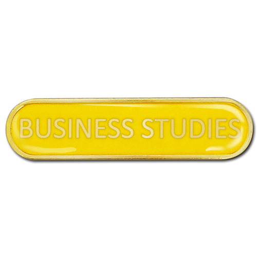 Business Studies Bar Badge by School Badges UK