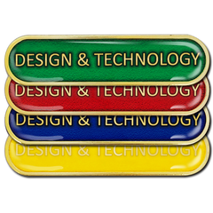 Design & Technology Bar Badge by School Badges UK