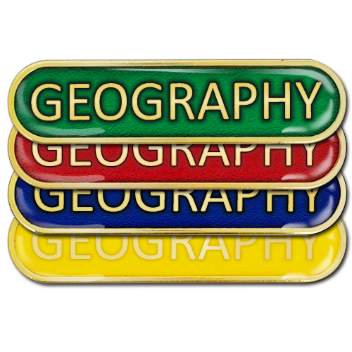 Geography Bar Badge by School Badges UK