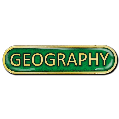 Geography Bar Badge by School Badges UK