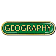 Geography Bar Badge by School Badges UK