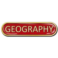 Geography Bar Badge by School Badges UK