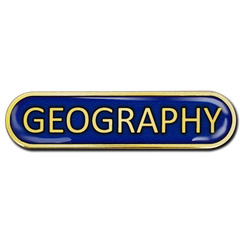 Geography Bar Badge by School Badges UK