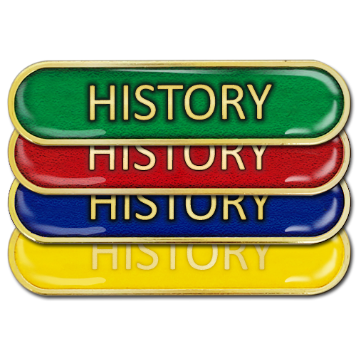 History Bar Badge by School Badges UK