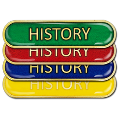 History Bar Badge by School Badges UK