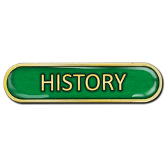 History Bar Badge by School Badges UK