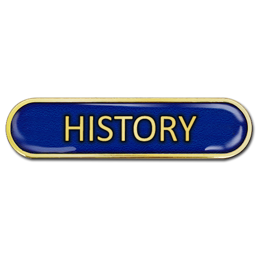 History Bar Badge by School Badges UK