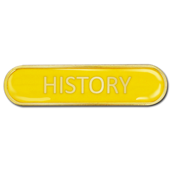History Bar Badge by School Badges UK