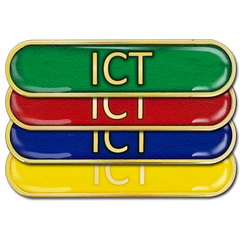 ICT Bar Badge by School Badges UK