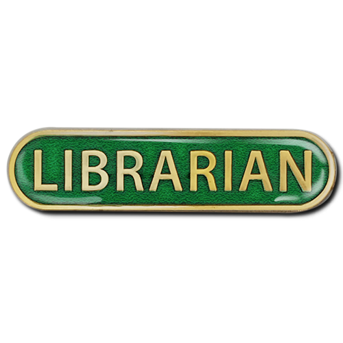 Librarian Bar Badge by School Badges UK