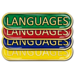 Languages Bar Badge by School Badges UK