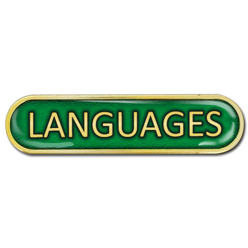 Languages Bar Badge by School Badges UK