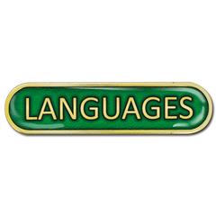 Languages Bar Badge by School Badges UK