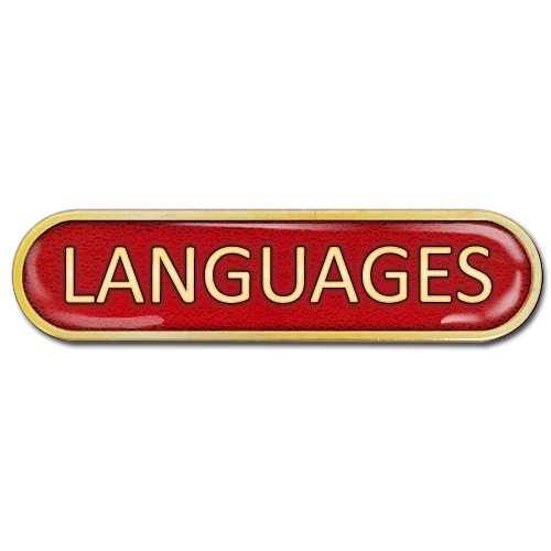 Languages Bar Badge by School Badges UK