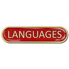 Languages Bar Badge by School Badges UK