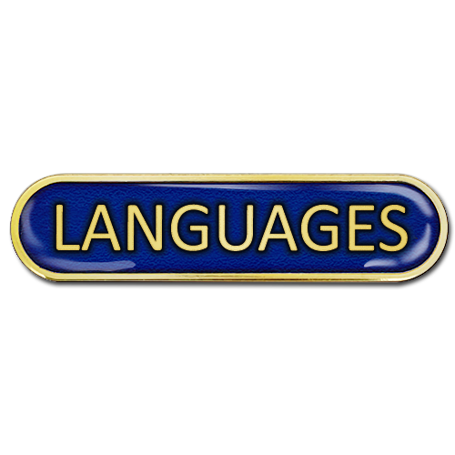 Languages Bar Badge by School Badges UK