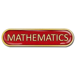 Mathematics Bar Badge by School Badges UK