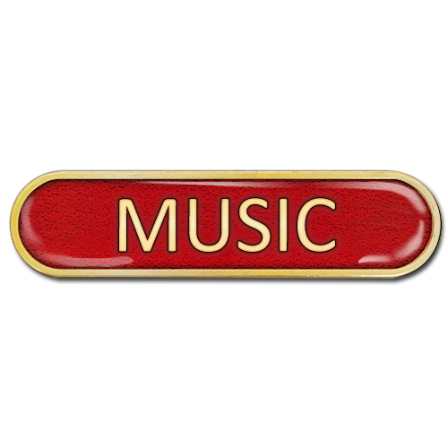 Music Bar Badge by School Badges UK