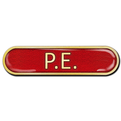 PE Bar Badge by School Badges UK