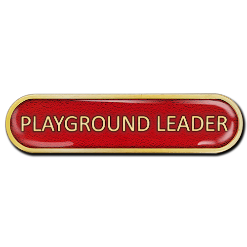 Playground Leader Bar Badge by School Badges UK