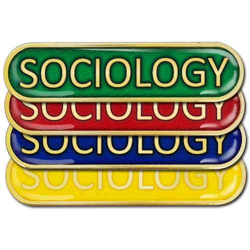 Sociology Bar Badge by School Badges UK