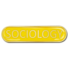 Sociology Bar Badge by School Badges UK
