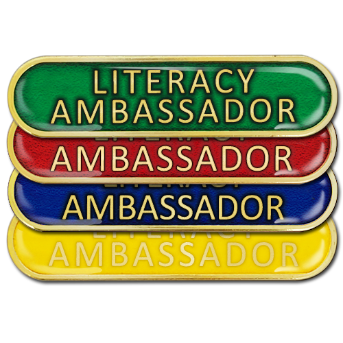 Literacy Ambassador Bar Badge by School Badges UK
