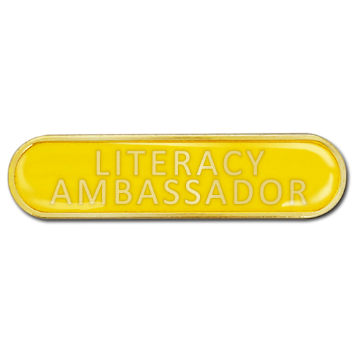 Literacy Ambassador Bar Badge by School Badges UK