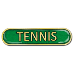 Tennis Bar Badge by School Badges UK